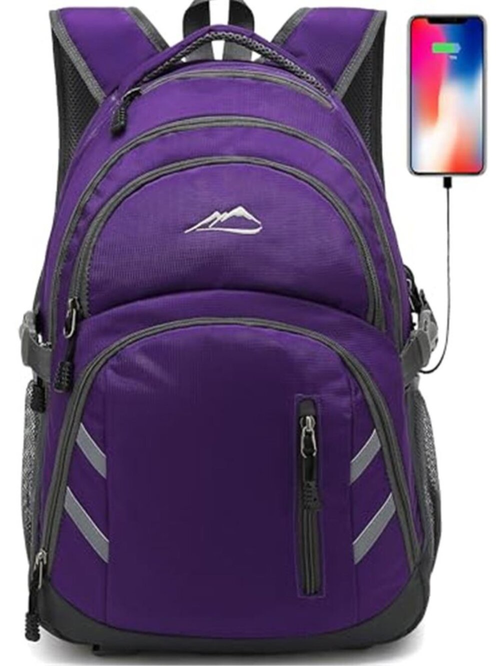 Laptop Backpack USB Charging Travel School Bookbag Anti Theft Water Resistant